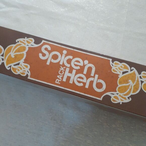 Vintage Blisscraft Spice 'n Herb Rack Old Stock 1970's Organizer System NEW - Picture 7 of 7